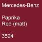 Preview: Mercedes-Benz, Paprika Red (matt), 3524.